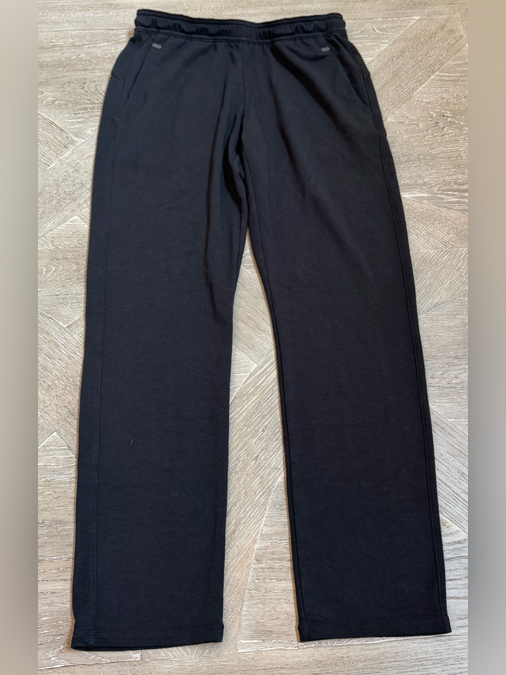 Zella Black Men's Straight-Leg Sweatpants